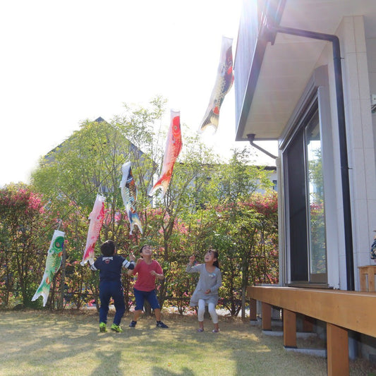 お庭に飾りたい鯉のぼり 小さいベランダ用こいのぼり 5月5日のこどもの日 庭園用 - ひなせい 五月人形