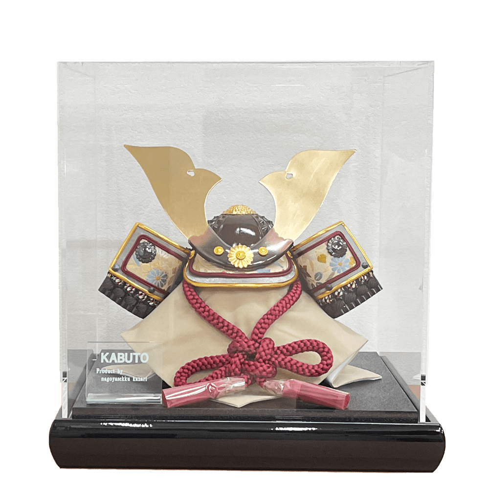 横幅25cm|コンパクトケース飾り|今どきの五月人形| モダンなデザイン|コンパクト おしゃれ 兜鎧飾り 端午の節句飾り こどもの日 - ひなせい 五月人形