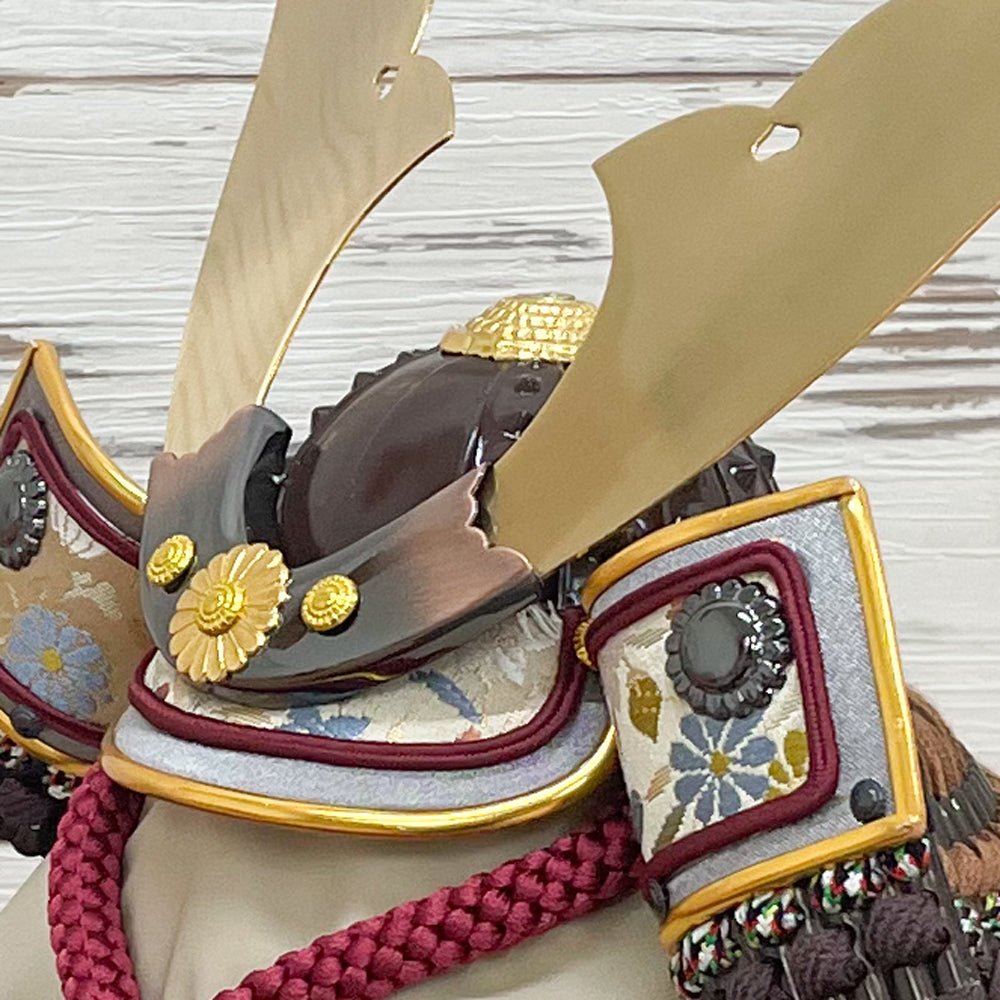 横幅25cm|コンパクトケース飾り|今どきの五月人形| モダンなデザイン|コンパクト おしゃれ 兜鎧飾り 端午の節句飾り こどもの日 - ひなせい 五月人形