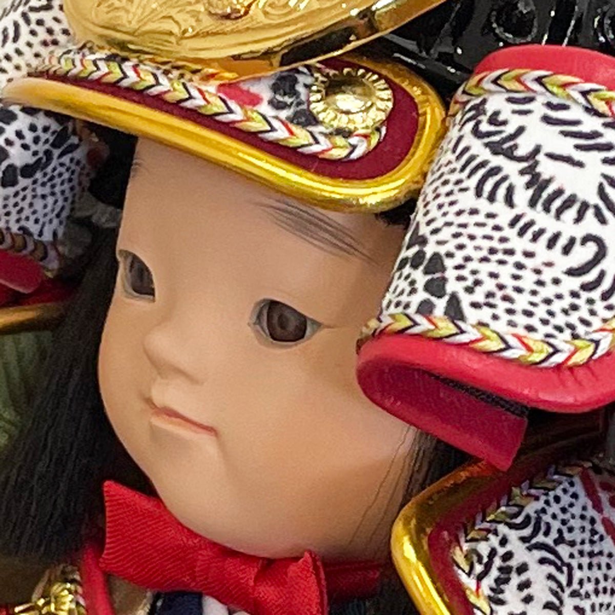 横幅35cm|五月人形の大将飾り 海| 優しいお顔 |ブルー|コンパクト おしゃれ 兜鎧飾り 端午の節句飾り こどもの日 5月人形 人気 かわいい武者人形 - ひなせい 五月人形