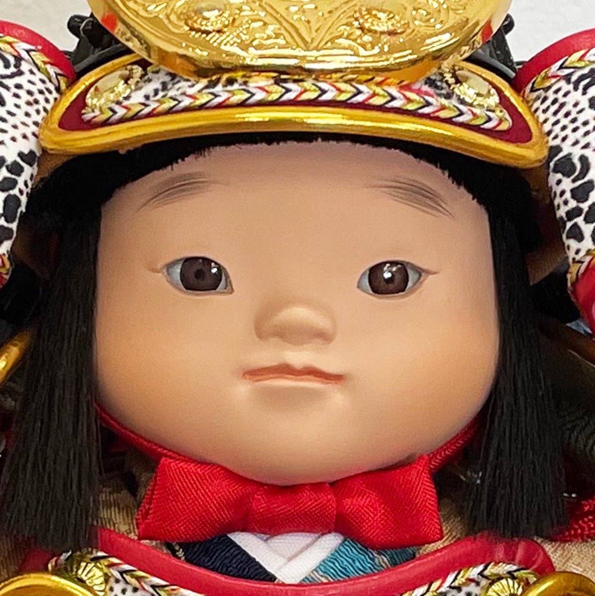 横幅35cm|五月人形の大将飾り 海| 優しいお顔 |ブルー|コンパクト おしゃれ 兜鎧飾り 端午の節句飾り こどもの日 5月人形 人気 かわいい武者人形 - ひなせい 五月人形
