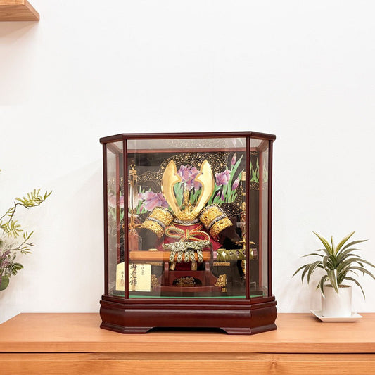 ケース入り飾り|五月人形【ルイ】| リーズナブル モダン|コンパクト おしゃれ 兜鎧飾り 端午の節句飾り こどもの日 5月人形 - ひなせい 五月人形