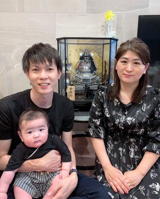 五月人形の意味も伝えたい：東京都 江東区の松尾様｜端午の節句 初節句 - ひなせい 五月人形
