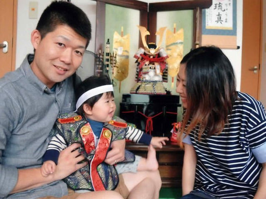 見応えもあり大好評 五月人形の鎧飾りで端午の節句 初節句｜静岡県焼津市の琉真くん - ひなせい 五月人形