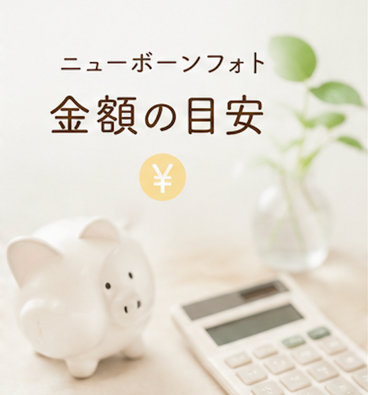ニューボーンフォト 金額予算 費用相場