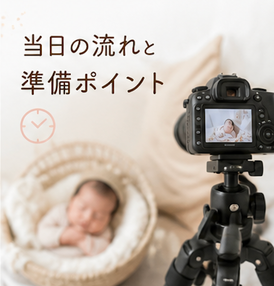 ニューボーンフォト当日