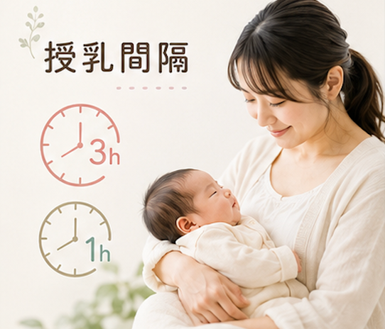 授乳 間隔 母乳不足