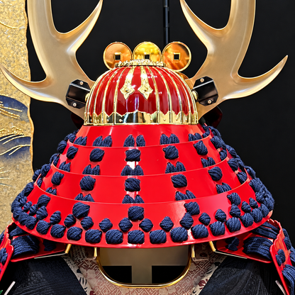 10号真田幸村鎧｜赤い鎧の代表的存在！｜五月人形 ｜六文銭 ｜送料無料｜おしゃれ 兜鎧飾り 端午の節句飾り こどもの日 5月人形 人気 - SAKURA ARCH（サクラ アーチ） 五月人形