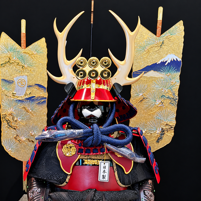 10号真田幸村鎧｜赤い鎧の代表的存在！｜五月人形 ｜六文銭 ｜送料無料｜おしゃれ 兜鎧飾り 端午の節句飾り こどもの日 5月人形 人気 - SAKURA ARCH（サクラ アーチ） 五月人形