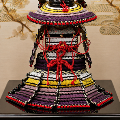 1/4奉納鎧 ｜五月人形｜ 大山祇神社の源義経模写｜銅丸鎧｜加藤鞆美｜おしゃれ 兜鎧飾り 端午の節句飾り こどもの日 5月人形 人気 - ひなせい 五月人形