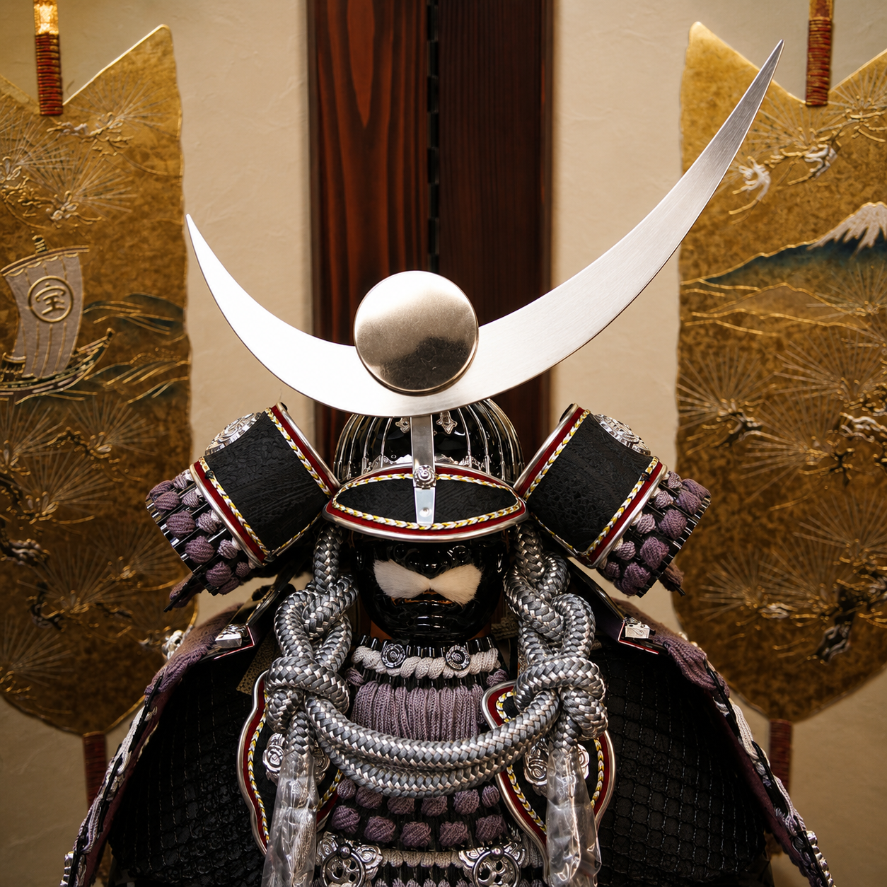 横幅75cm｜翠鳳作 10号鎧 武将 上杉謙信｜五月人形 ｜かっこいいが違う！｜渋さ｜おしゃれ 兜鎧飾り 端午の節句飾り こどもの日 5月人形 石破首相 トランプ大統領へ - ひなせい 五月人形