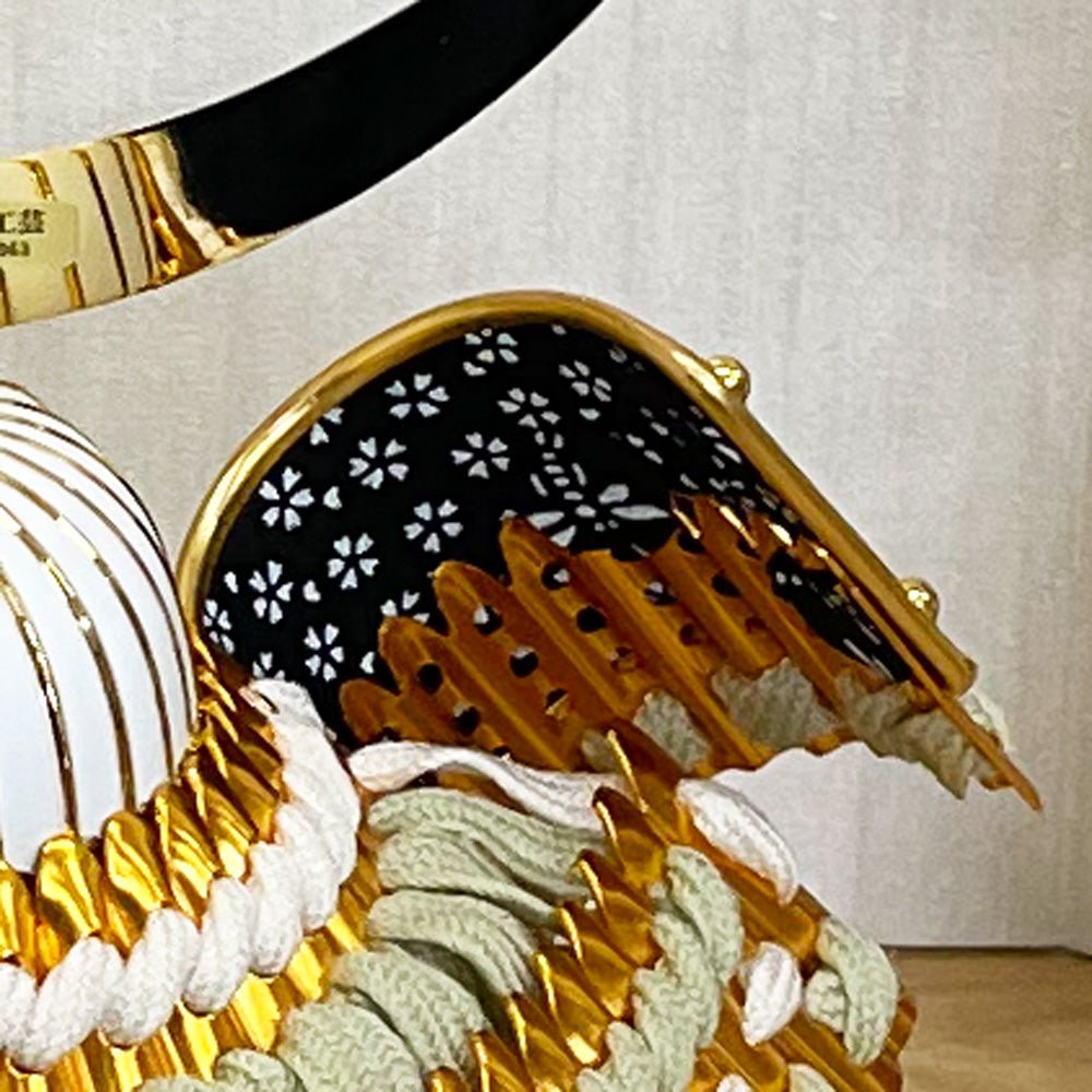 横幅37cm 五月人形 収納兜飾り｜４号｜くすみ色緑｜ 武将 伊達政宗｜果敢で勇気がある 学問に励む｜コンパクト おしゃれ 兜鎧飾り 端午の節句飾り こどもの日 5月人形 人気 かわいい - ひなせい 五月人形