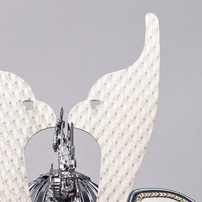 横幅38cm ｜ ケース入り飾り ｜ 今どきの五月人形 ｜ ホワイト モダン ｜ コンパクト おしゃれ 兜鎧飾り 端午の節句飾り こどもの日 かぶと - 五月人形 ひなせい