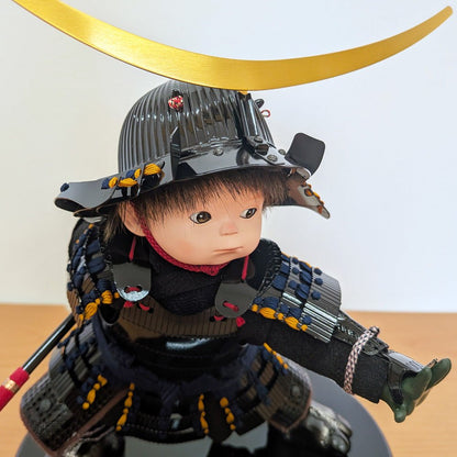 横幅45cm｜可愛い大将飾り｜伊達政宗｜もののふ童 政宗参上｜コンパクト おしゃれ 端午の節句飾り こどもの日 5月人形 人気 かわいい - 五月人形 ひなせい