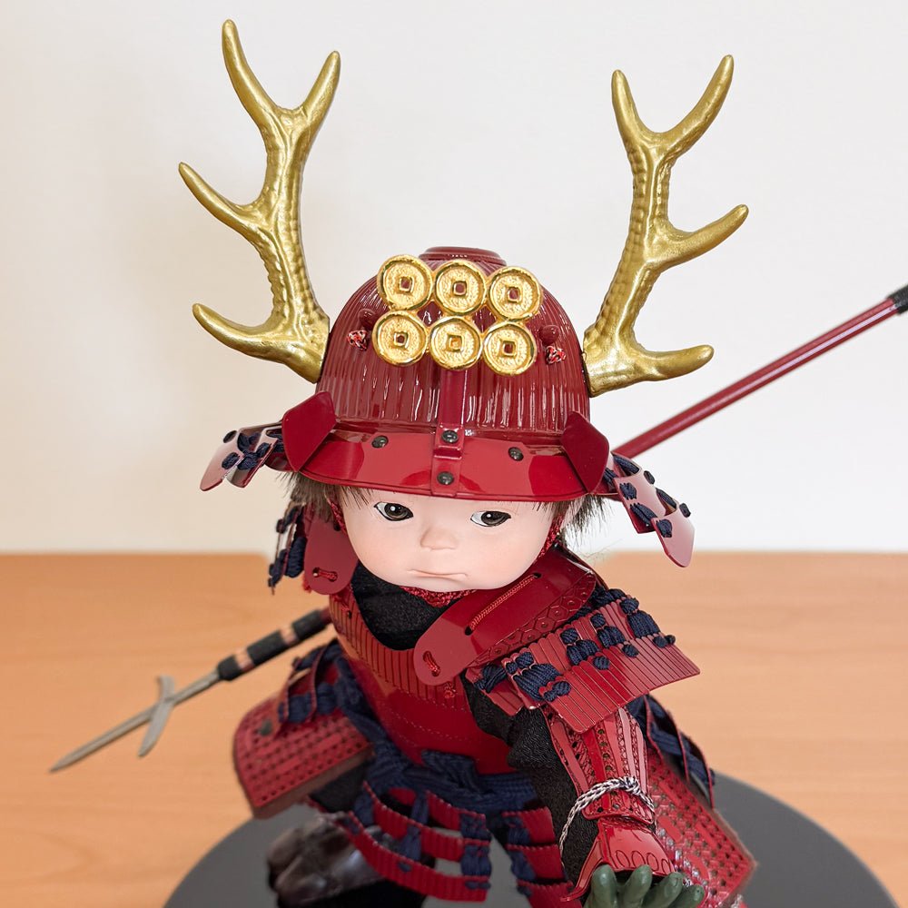 横幅45cm｜可愛い大将飾り｜もののふ童 真田幸村 参上｜おしゃれ 端午の節句飾り こどもの日 5月人形 人気 - 五月人形 ひなせい