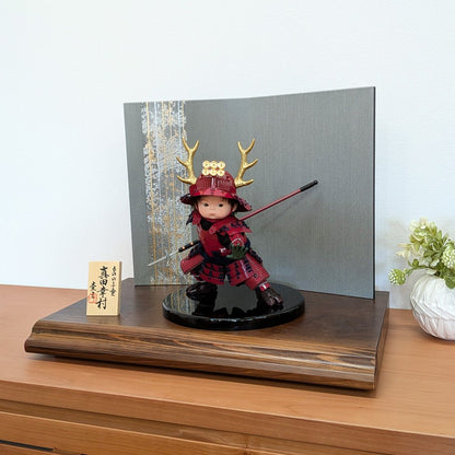 横幅45cm｜可愛い大将飾り｜もののふ童 真田幸村 参上｜おしゃれ 端午の節句飾り こどもの日 5月人形 人気 - 五月人形 ひなせい