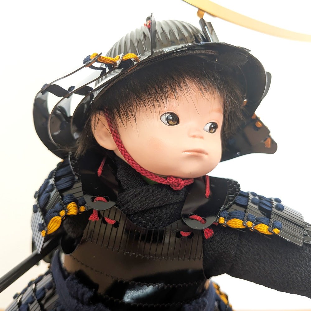 横幅45cm｜可愛い大将飾り｜伊達政宗｜もののふ童 政宗参上｜コンパクト おしゃれ 端午の節句飾り こどもの日 5月人形 人気 かわいい - 五月人形 ひなせい