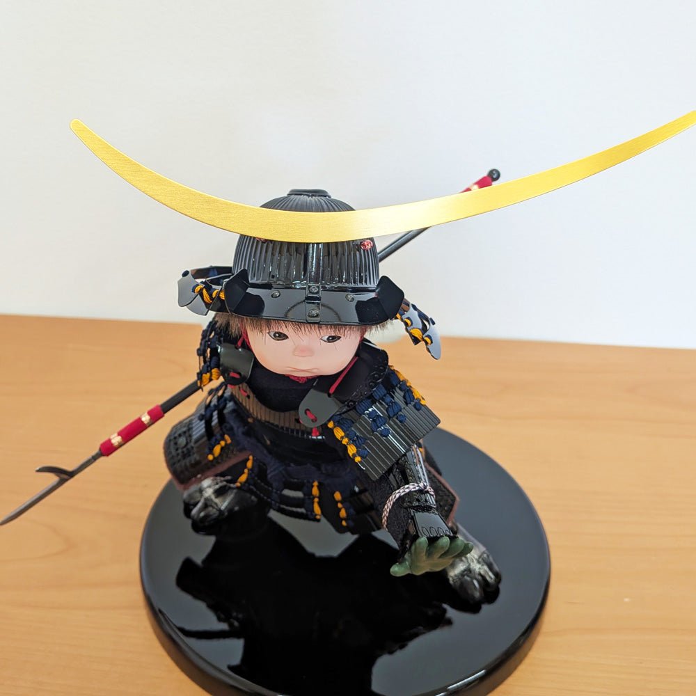 横幅45cm｜可愛い大将飾り｜伊達政宗｜もののふ童 政宗参上｜コンパクト おしゃれ 端午の節句飾り こどもの日 5月人形 人気 かわいい - 五月人形 ひなせい