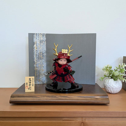 横幅45cm｜可愛い大将飾り｜もののふ童 真田幸村 参上｜おしゃれ 端午の節句飾り こどもの日 5月人形 人気 - 五月人形 ひなせい