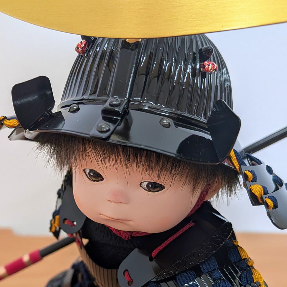 横幅45cm｜可愛い大将飾り｜伊達政宗｜もののふ童 政宗参上｜コンパクト おしゃれ 端午の節句飾り こどもの日 5月人形 人気 かわいい - 五月人形 ひなせい