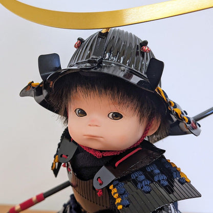 横幅45cm｜可愛い大将飾り｜伊達政宗｜もののふ童 政宗参上｜コンパクト おしゃれ 端午の節句飾り こどもの日 5月人形 人気 かわいい - 五月人形 ひなせい