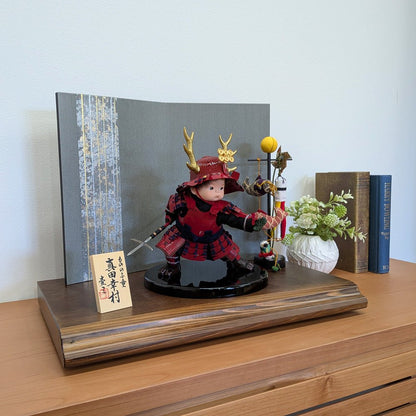 横幅45cm｜可愛い大将飾り｜もののふ童 真田幸村 参上｜おしゃれ 端午の節句飾り こどもの日 5月人形 人気 - 五月人形 ひなせい