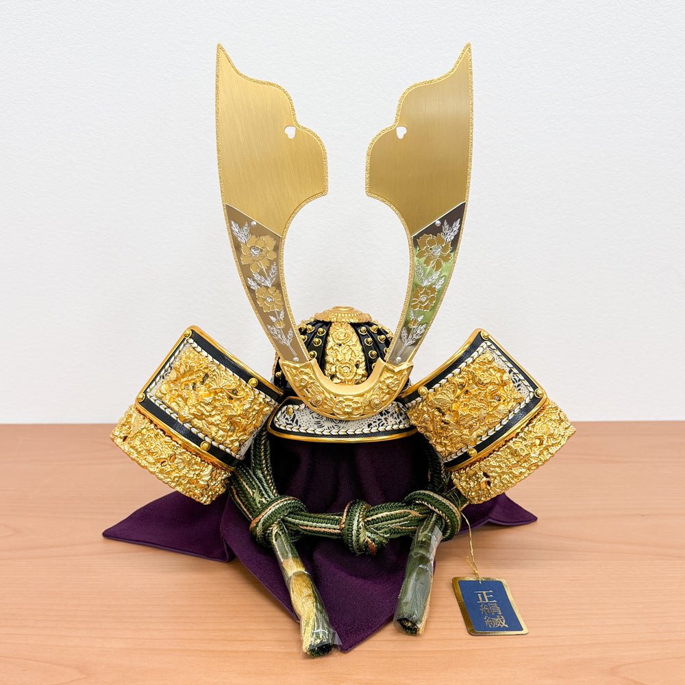 横幅50cm｜収納タイプ 会津塗 五月人形 コンパクト飾り｜モダン｜コンパクト おしゃれ 兜鎧飾り 端午の節句飾り こどもの日 5月人形 かぶと - 五月人形 ひなせい