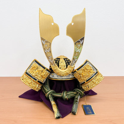 横幅50cm｜収納タイプ 会津塗 五月人形 コンパクト飾り｜モダン｜コンパクト おしゃれ 兜鎧飾り 端午の節句飾り こどもの日 5月人形 かぶと - 五月人形 ひなせい