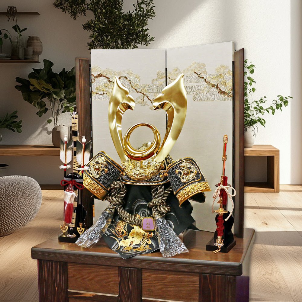 横幅66cm｜着用収納兜飾り 大和日輪｜収納タイプで人気｜被れる節句の兜｜おしゃれ 兜鎧飾り 端午の節句飾り こどもの日 5月人形 かぶと - ひなせい 五月人形