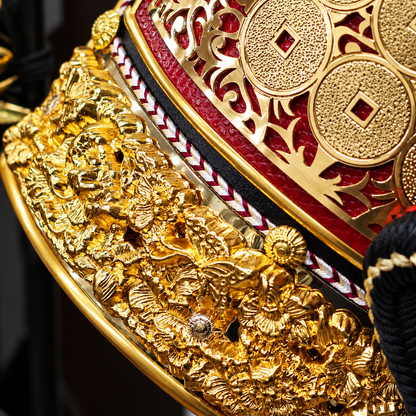 横幅85cm｜着用兜飾り 武将 真田幸村｜5月人形｜優雅で豪快｜派手で綺麗さが素敵｜五月人形｜おしゃれ 兜鎧飾り 端午の節句飾り こどもの日 5月人形 人気 - ひなせい 五月人形