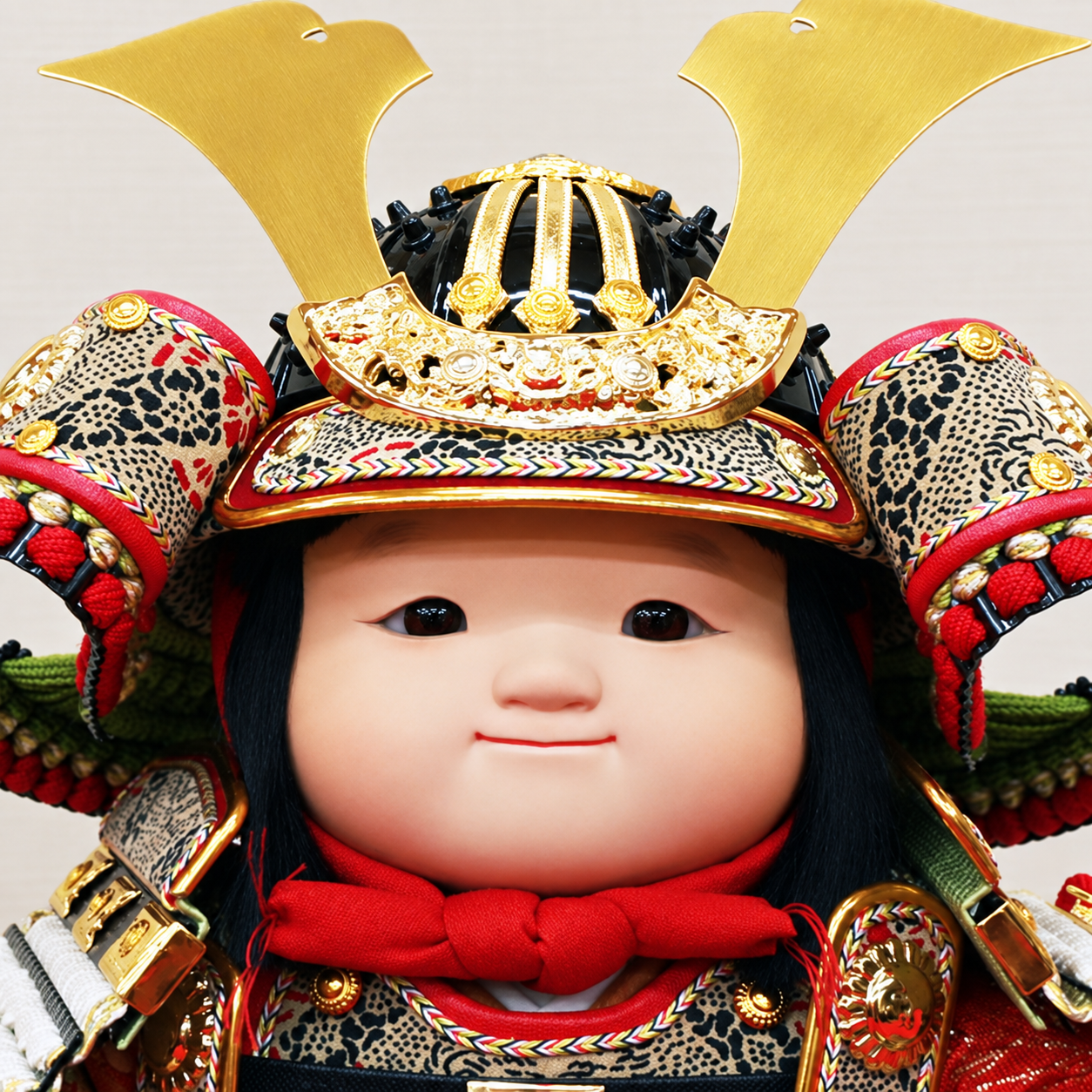 横幅45cm｜子供大将飾り 大翔(ひろと)｜かわいい5月人形｜幸一光