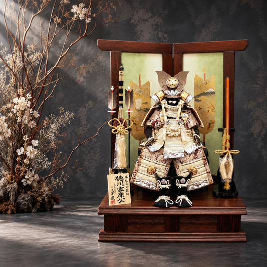武将 徳川家康 ｜鎧飾り｜翠峰作｜五月人形｜本物志向｜ おしゃれ 兜鎧飾り 端午の節句飾り こどもの日 5月人形 人気