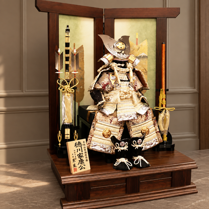 武将 徳川家康 ｜鎧飾り｜翠峰作｜五月人形｜本物志向｜ おしゃれ 兜鎧飾り 端午の節句飾り こどもの日 5月人形 人気