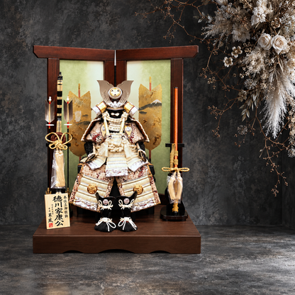 武将 徳川家康 ｜鎧飾り｜翠峰作｜五月人形｜本物志向｜ おしゃれ 兜鎧飾り 端午の節句飾り こどもの日 5月人形 人気