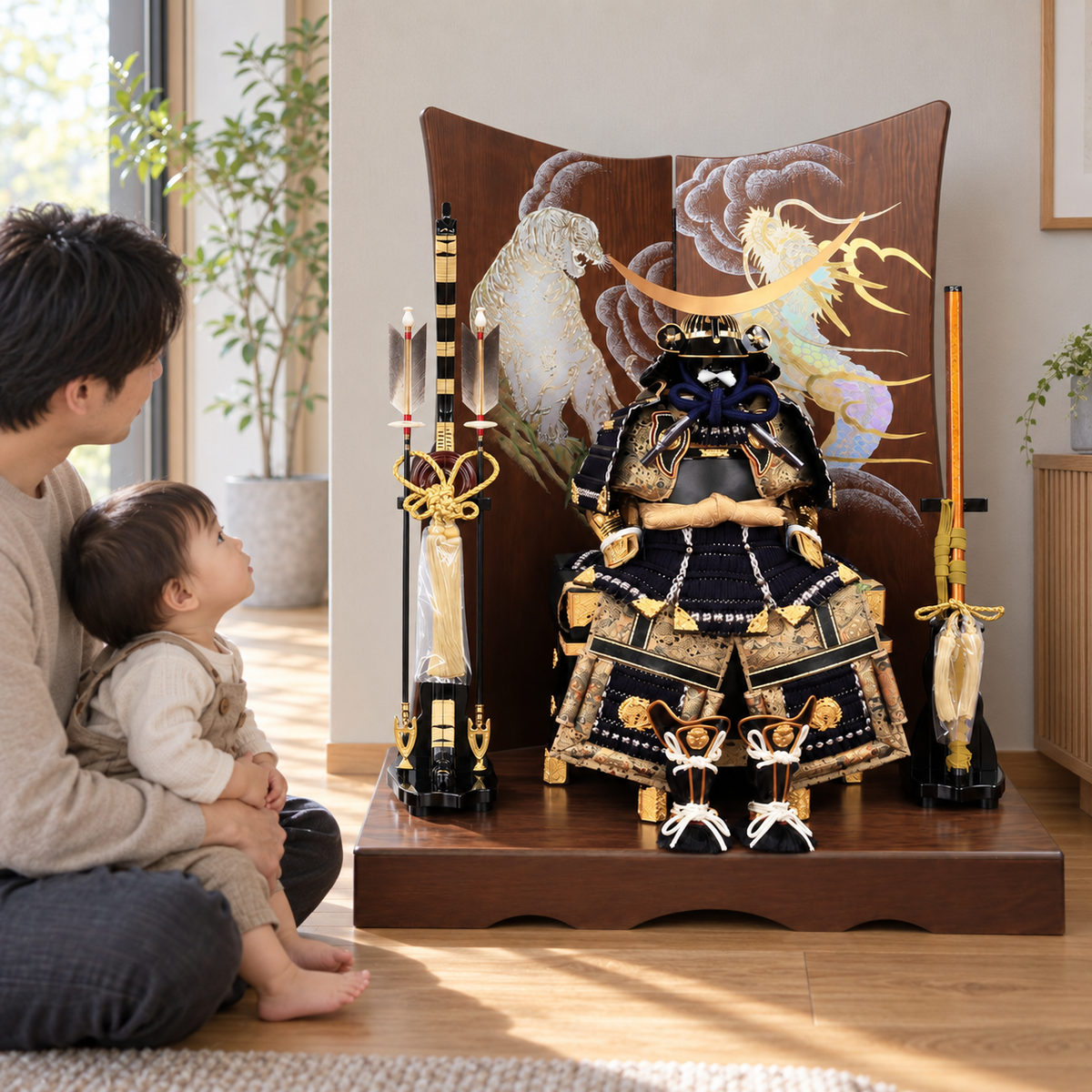 武将 伊達政宗 ｜鎧飾り｜翠峰作｜五月人形｜本物志向｜ おしゃれ 兜鎧飾り 端午の節句飾り こどもの日 5月人形 人気
