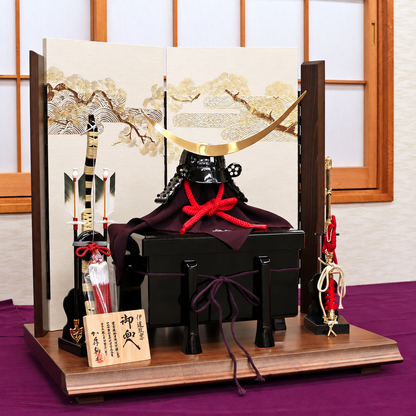 加藤鞆美作｜1/3伊達政宗兜｜作りが良い五月人形 甲冑｜コンパクト おしゃれ 兜鎧飾り 端午の節句飾り こどもの日 5月人形 人気 - ひなせい 五月人形