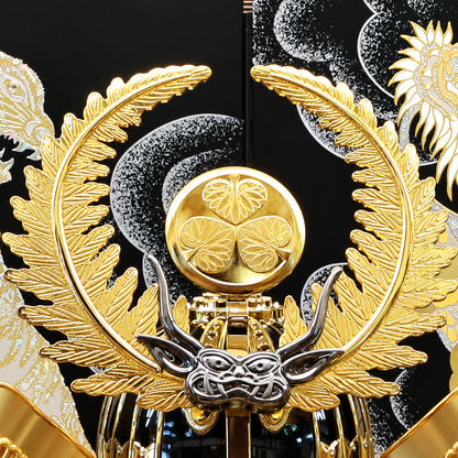 横幅85cm｜着用兜 武将 徳川家康 羅王｜流行りの兜飾り｜大きい五月人形｜良い出来栄えで一押し｜おしゃれ 兜鎧飾り 端午の節句飾り こどもの日 5月人形 人気 - SAKURA ARCH（サクラ アーチ） 五月人形