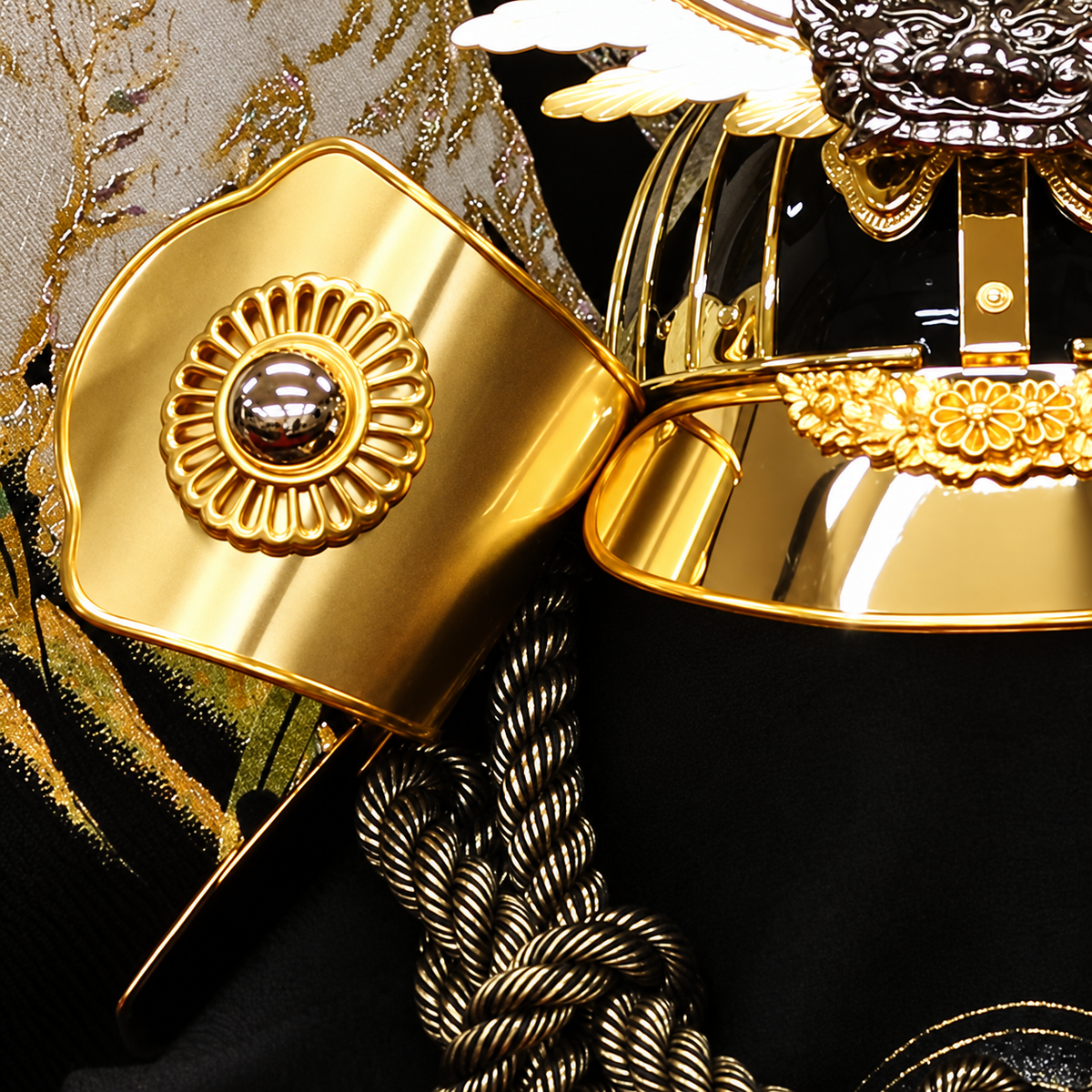 横幅85cm｜着用兜 武将 徳川家康 羅王｜流行りの兜飾り｜大きい五月人形｜良い出来栄えで一押し｜おしゃれ 兜鎧飾り 端午の節句飾り こどもの日 5月人形 人気 - SAKURA ARCH（サクラ アーチ） 五月人形