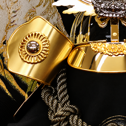 横幅85cm｜着用兜 武将 徳川家康 羅王｜流行りの兜飾り｜大きい五月人形｜良い出来栄えで一押し｜おしゃれ 兜鎧飾り 端午の節句飾り こどもの日 5月人形 人気 - SAKURA ARCH（サクラ アーチ） 五月人形