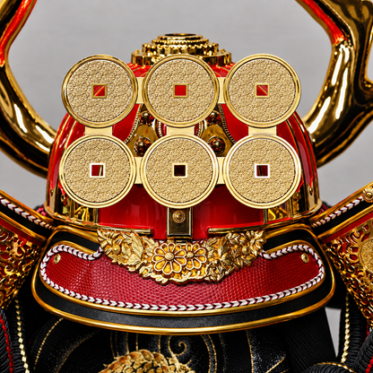 横幅85cm｜着用兜飾り 武将 真田幸村｜5月人形｜優雅で豪快｜派手で綺麗さが素敵｜五月人形｜おしゃれ 兜鎧飾り 端午の節句飾り こどもの日 5月人形 人気 - SAKURA ARCH（サクラ アーチ） 五月人形
